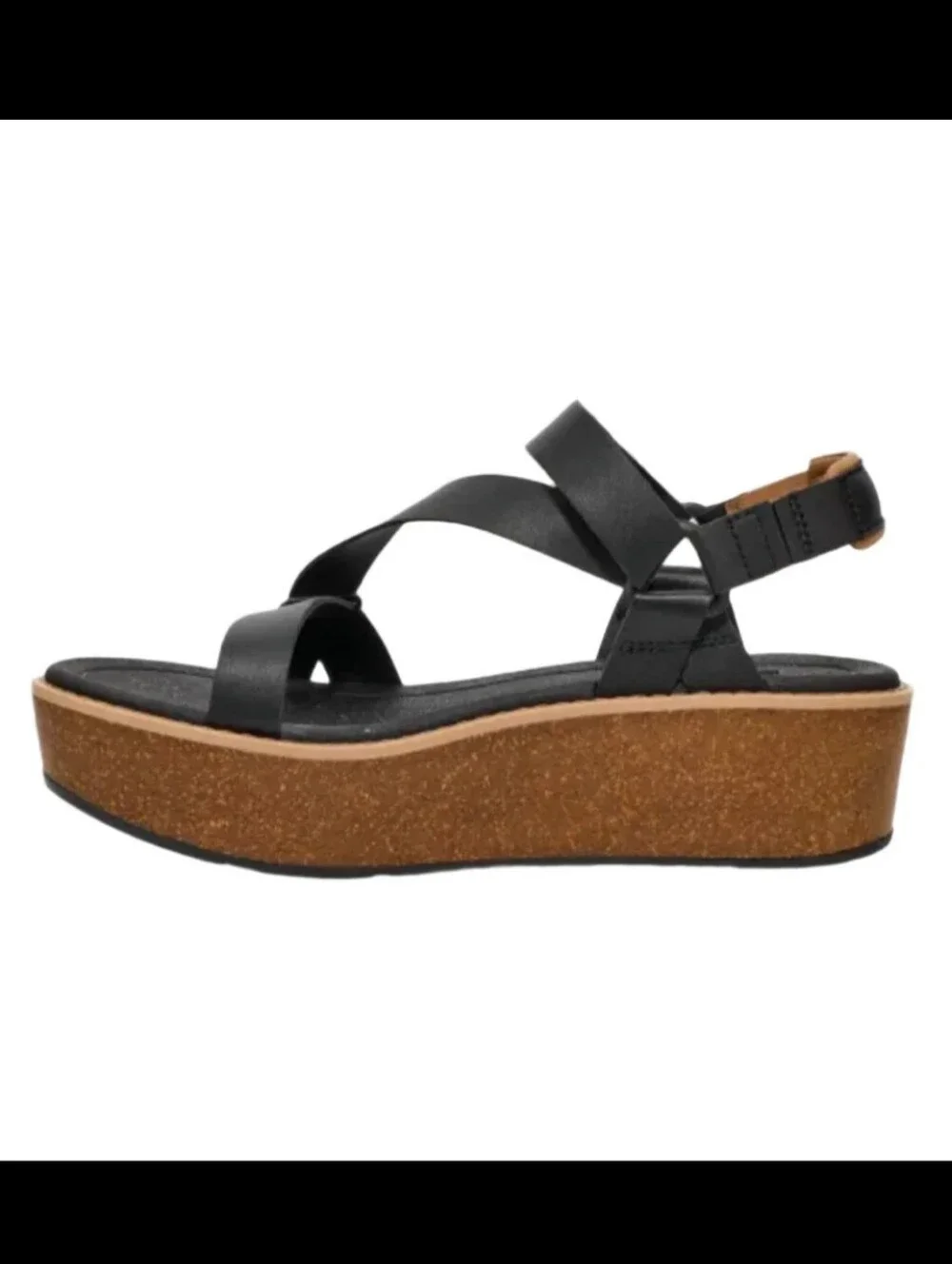 Teva Womens Madera Wedge Sandal Size 8.5 Black Platform